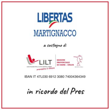 La Libertas ricorda il Pres con la Lilt Udine